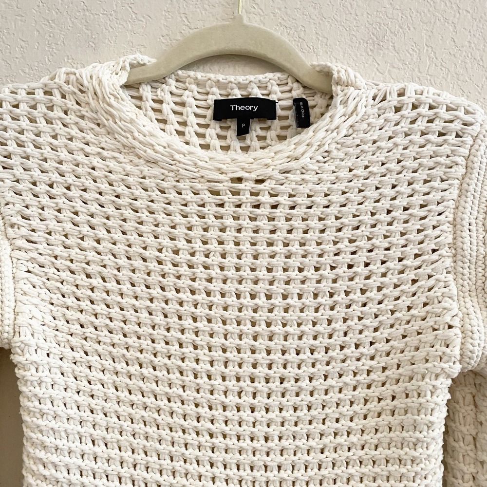 Theory Cream Knit Sweater - Picture 5 of 15